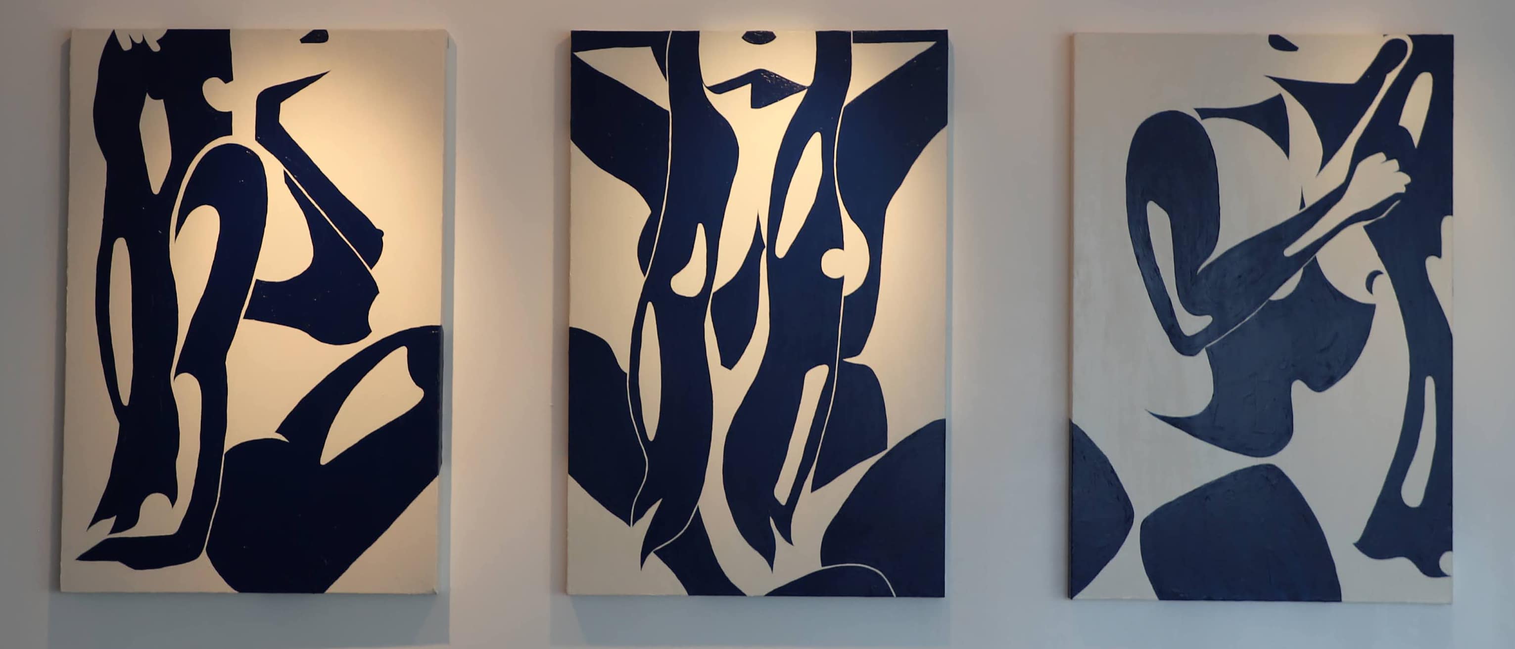 Blue Ladies - Acrylic